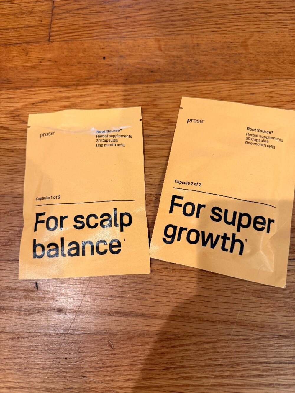 PROSE- 2 month supply of Hair Supplements.